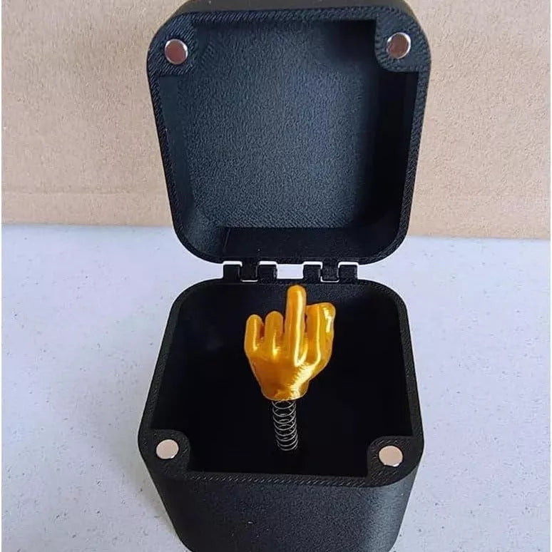 Middle Finger in a Box Prank Gift for Christmas