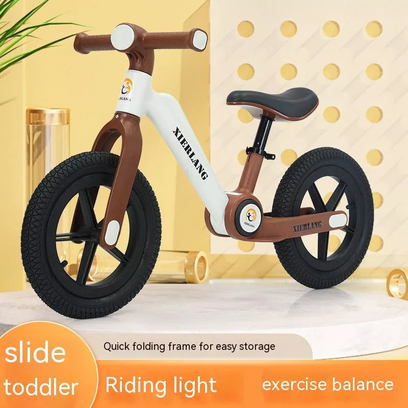 Foldable Kids Balance Bike for Ages 4-6, No Pedals Needed