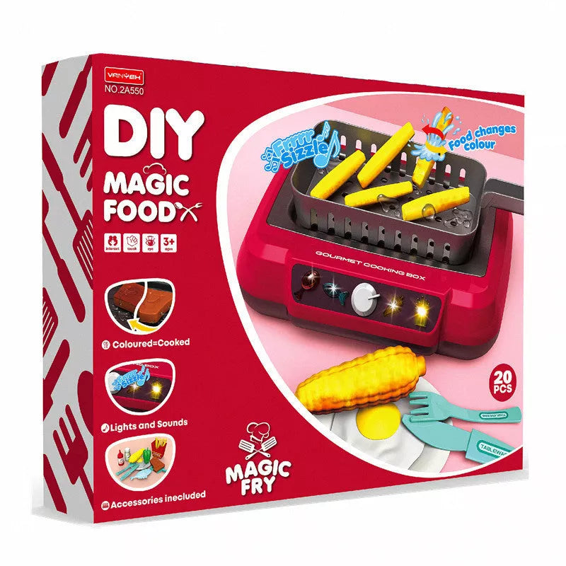 Color-Changing Induction Kitchen Toy Set for Kids