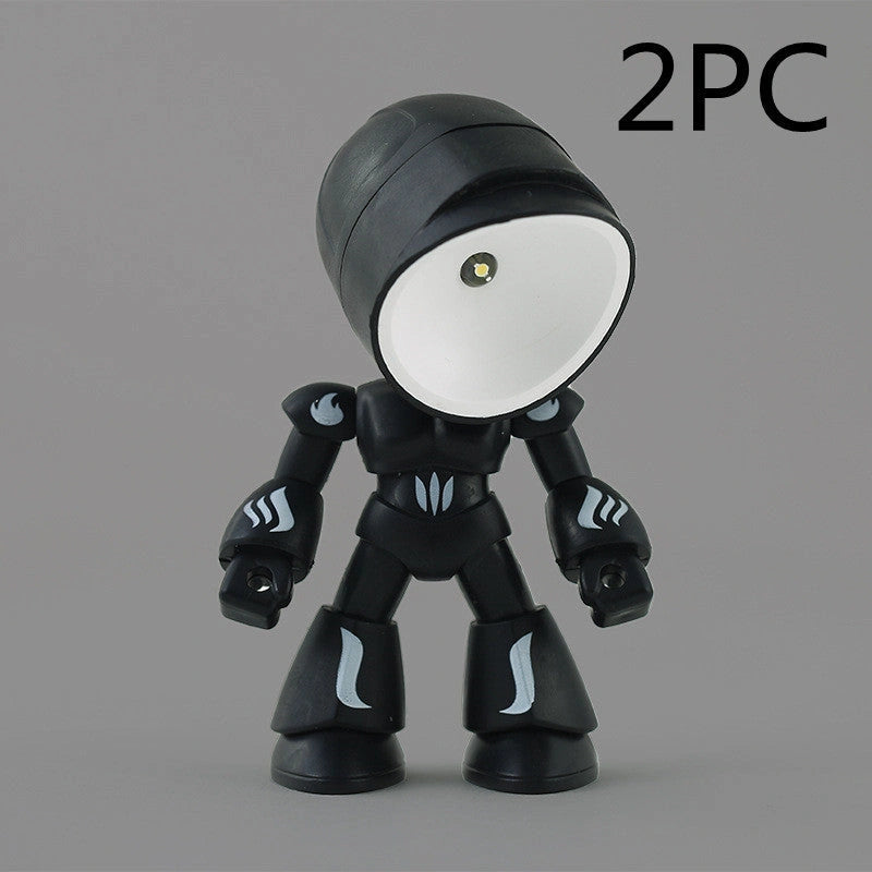 Mini LED Hero Robot Table Lamp with Adjustable Arms and 360° Rotating Head