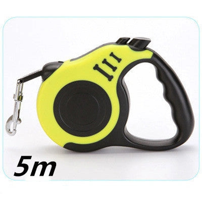 Automatic Telescopic Pet Traction Rope with One-Handed Braking