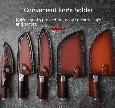 Forged Hammer Pattern Cutting Tool Stainless Steel Set