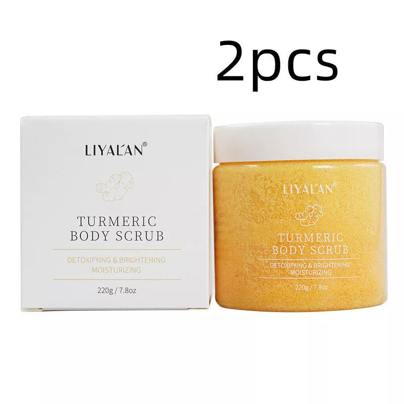 Turmeric Facial Scrub 220g for Softening Cutin and Brightening Skin
