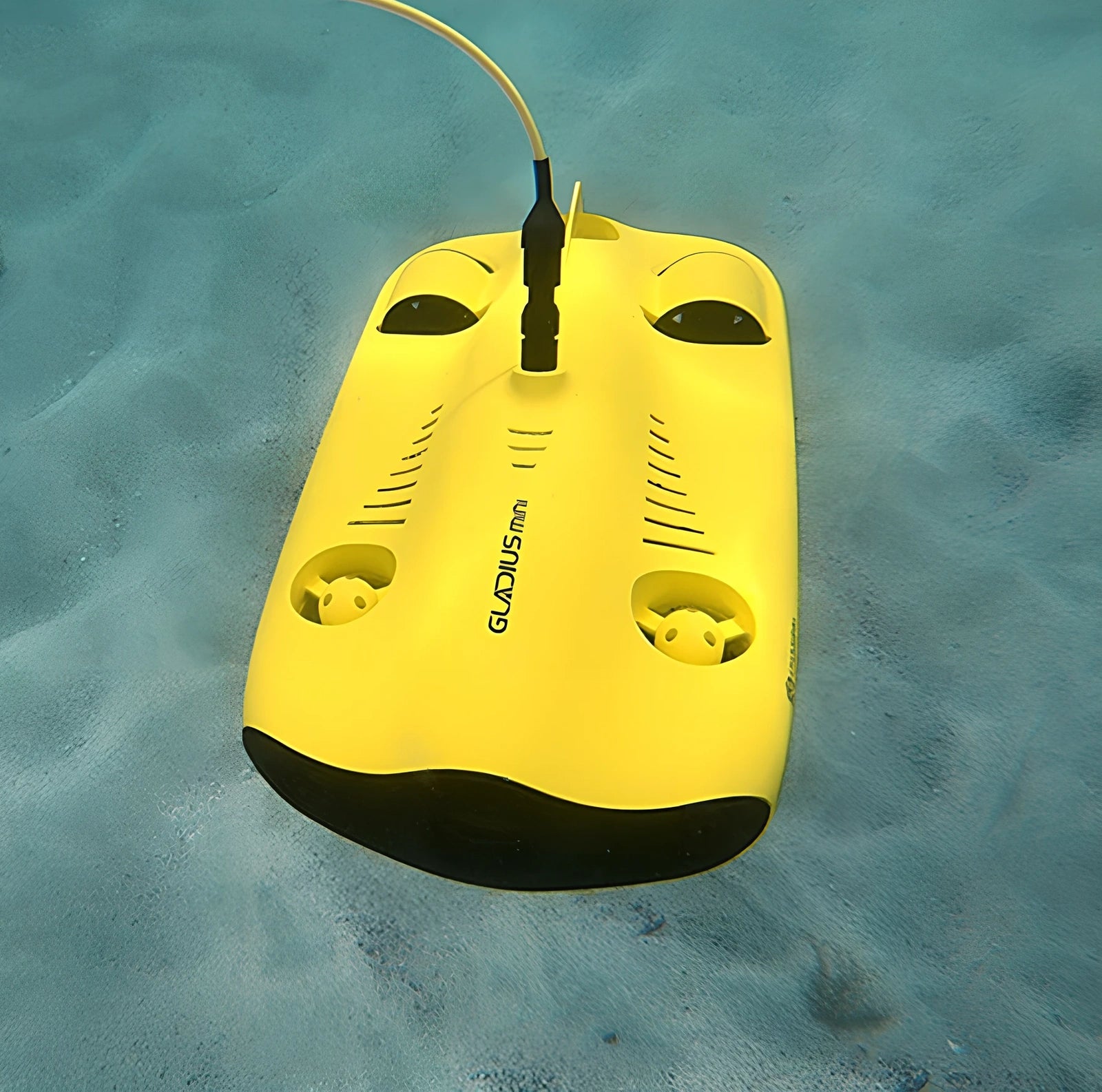 Underwater unmanned submarine equipment with remote control and 100m cable for deep water operations