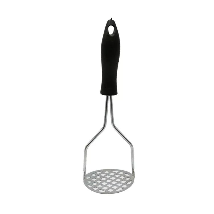 Manual Potato Masher with Wooden Handle for Easy Kitchen Prep
