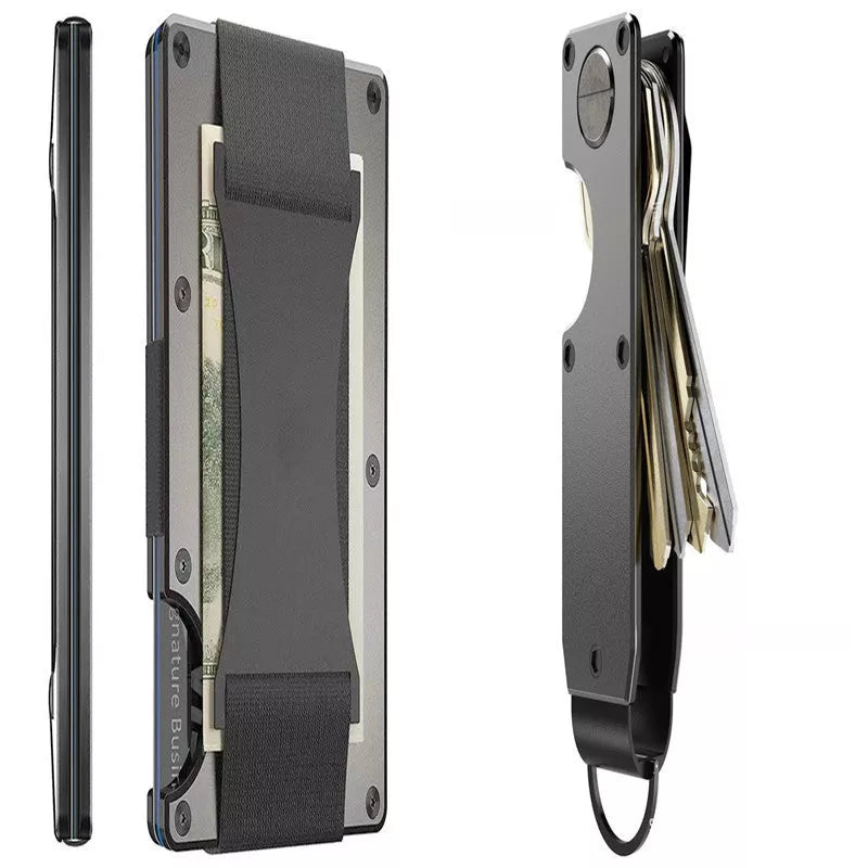 Metal Card Bag Carbon Fiber Wallet with RFID Anti-theft Technology