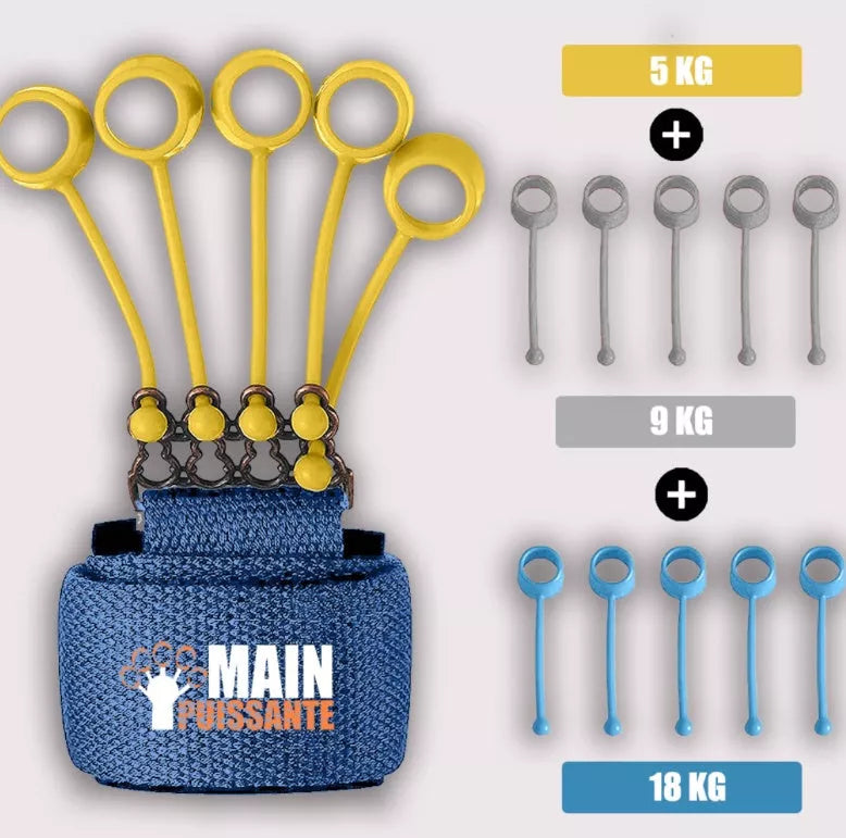 Hand Yoga Resistance Band with Adjustable Tension for Finger Strength Training