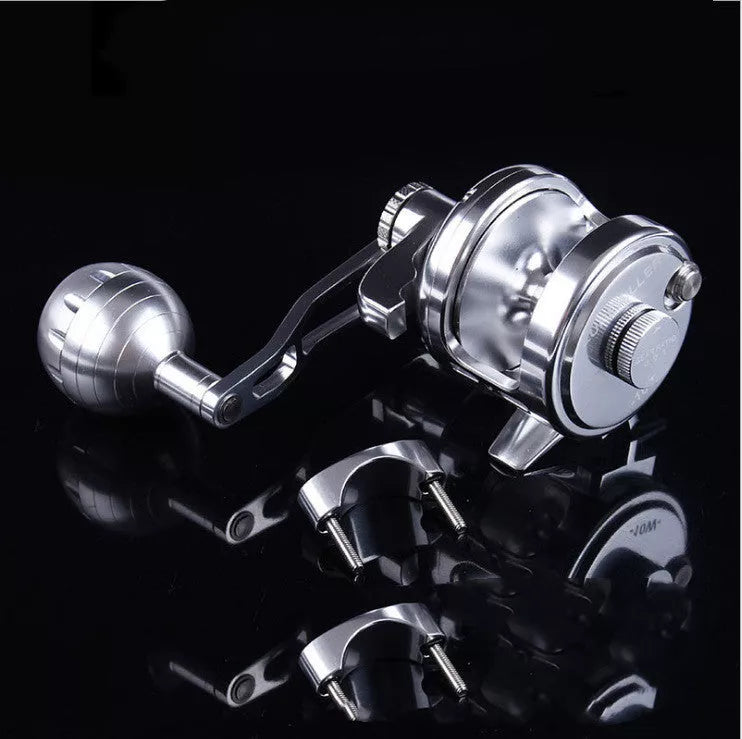 LUREKILLER JIGGING REEL 10W with Double Brake Design for Offshore Fishing