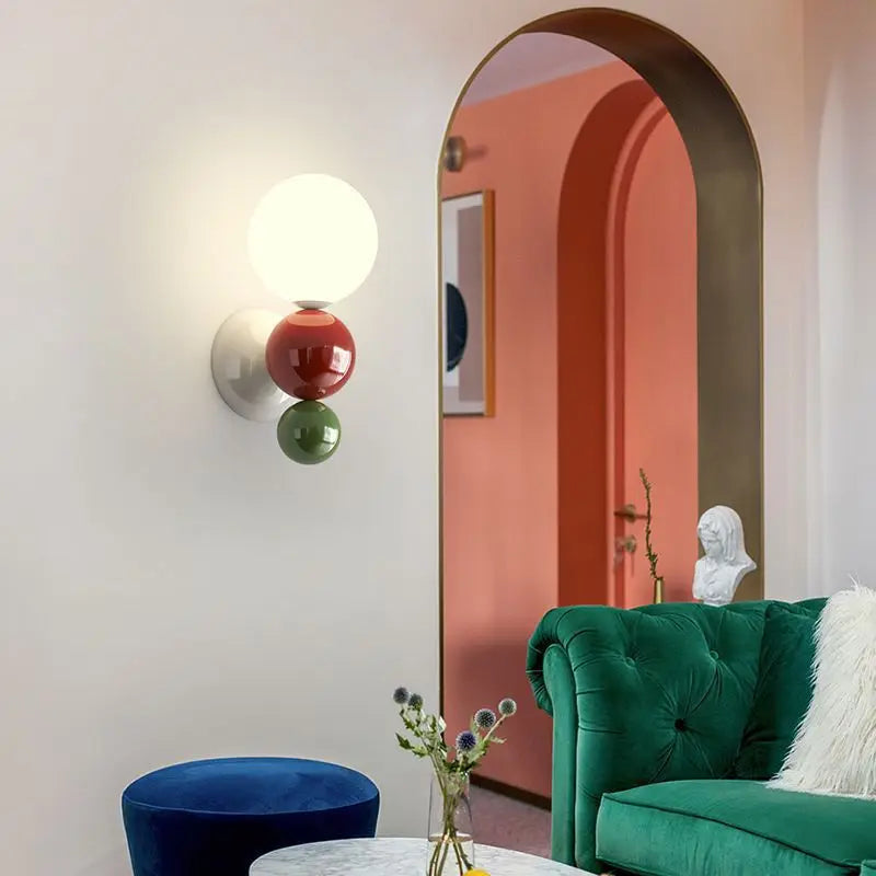 Woonoria Wandlamp met Parelsafwerking