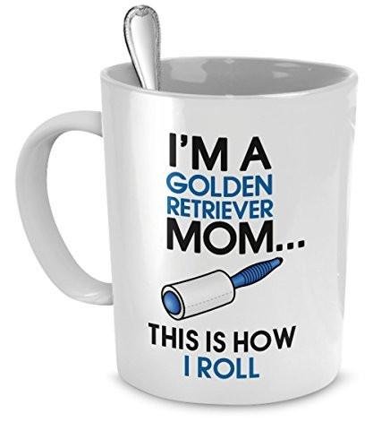 golden retriever mom mug
