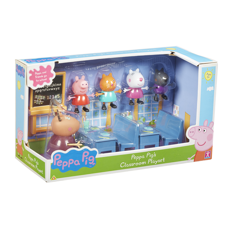 peppa pig classroom playset