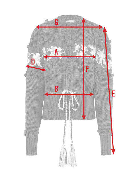 Size chart guide image