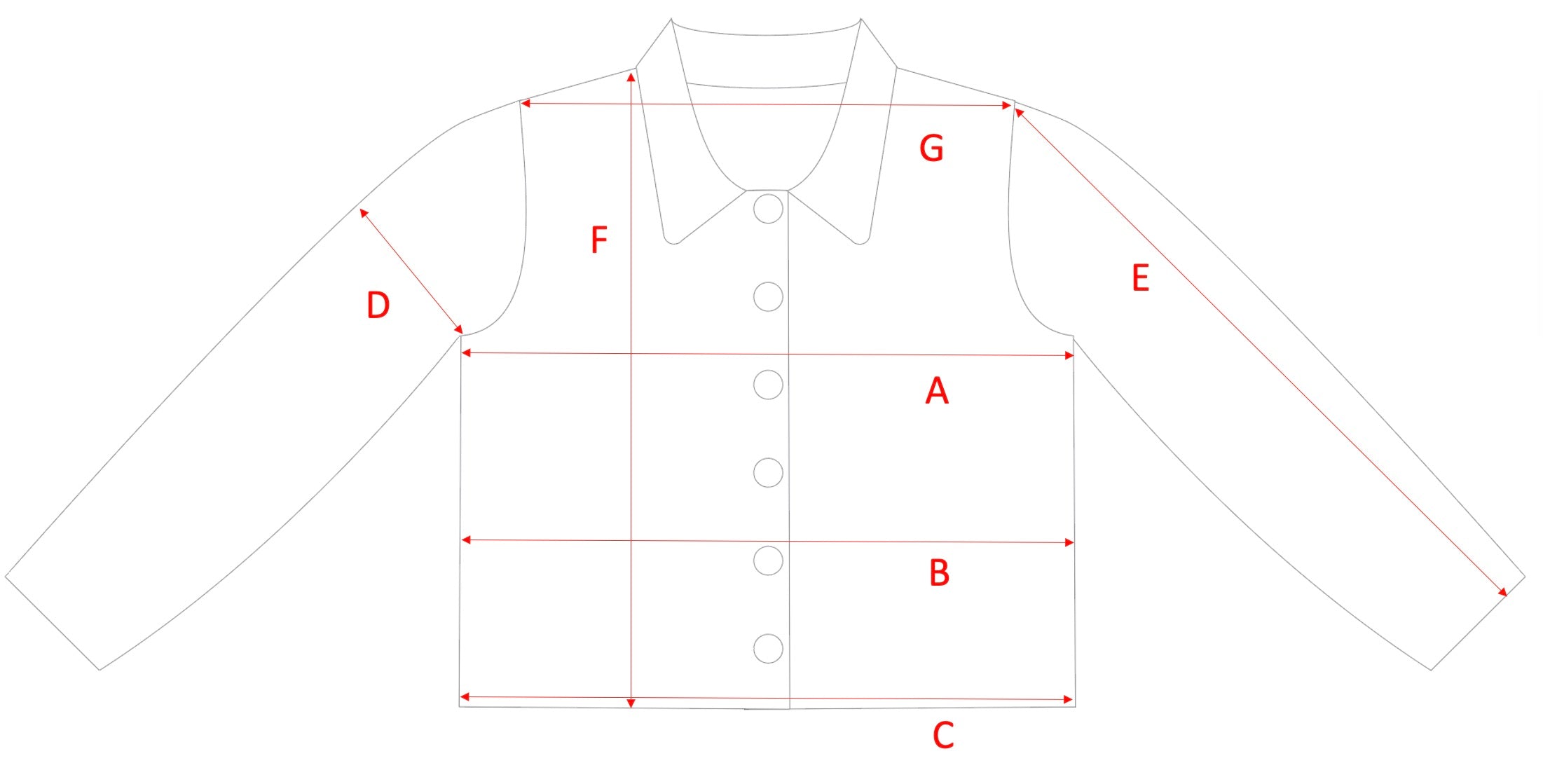 Size chart guide image