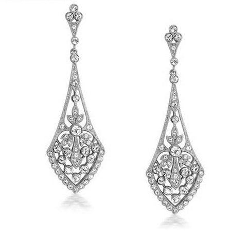 Donna Diamante Bridal earrings