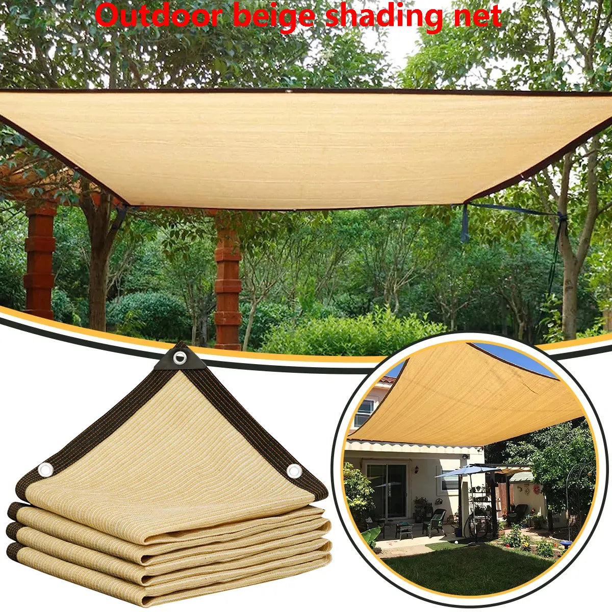 Voile d'ombrage avec protection UV