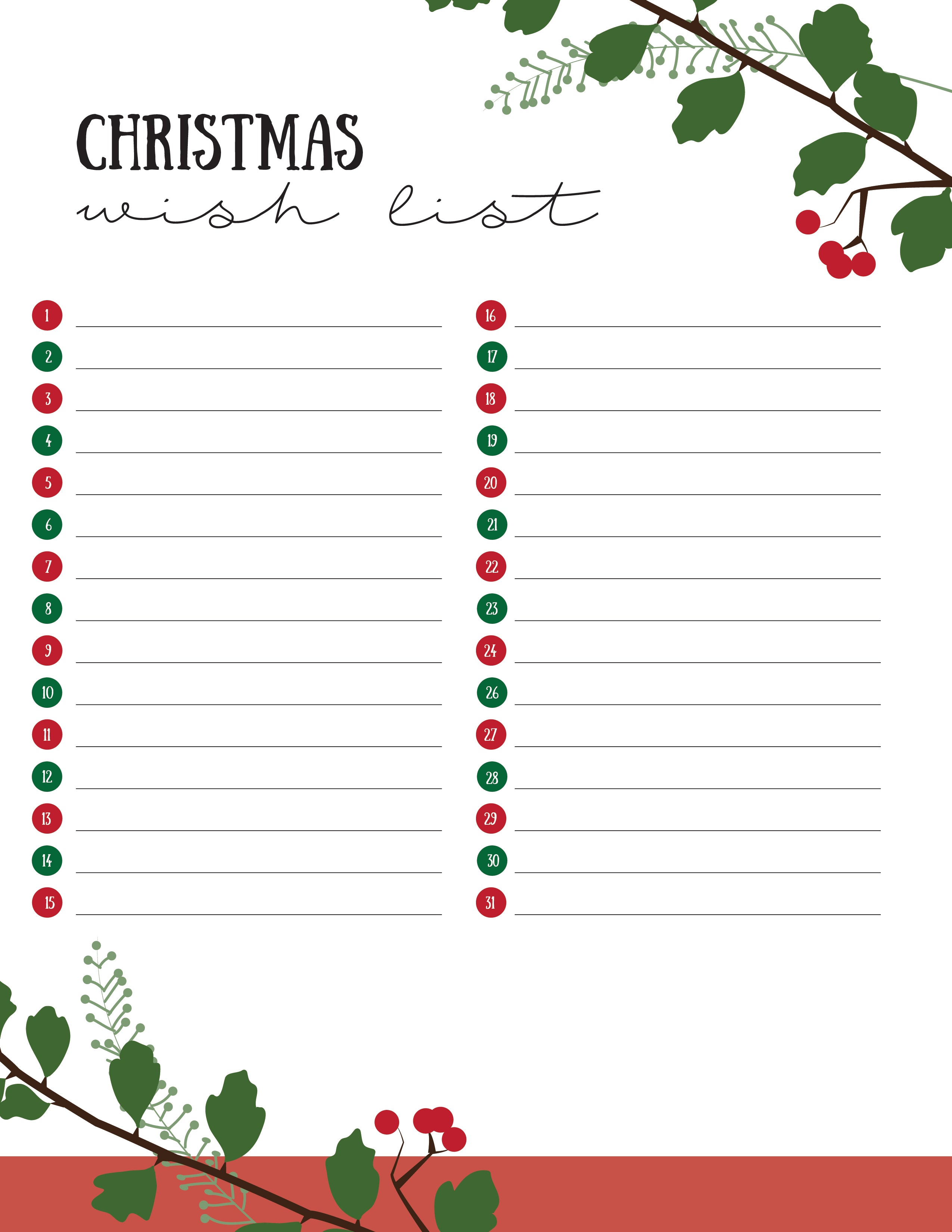 cute-christmas-list-template-template-for-christmas-to-do-list-royalty-free-vector-image