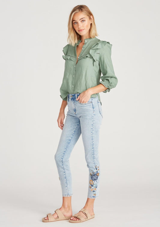 Driftwood Amaryllis Kelly Embroidered Jeans 26