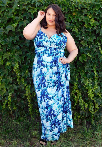 Women's Plus Size Dress | Sabrina Maxi Dress | SWAK Designs