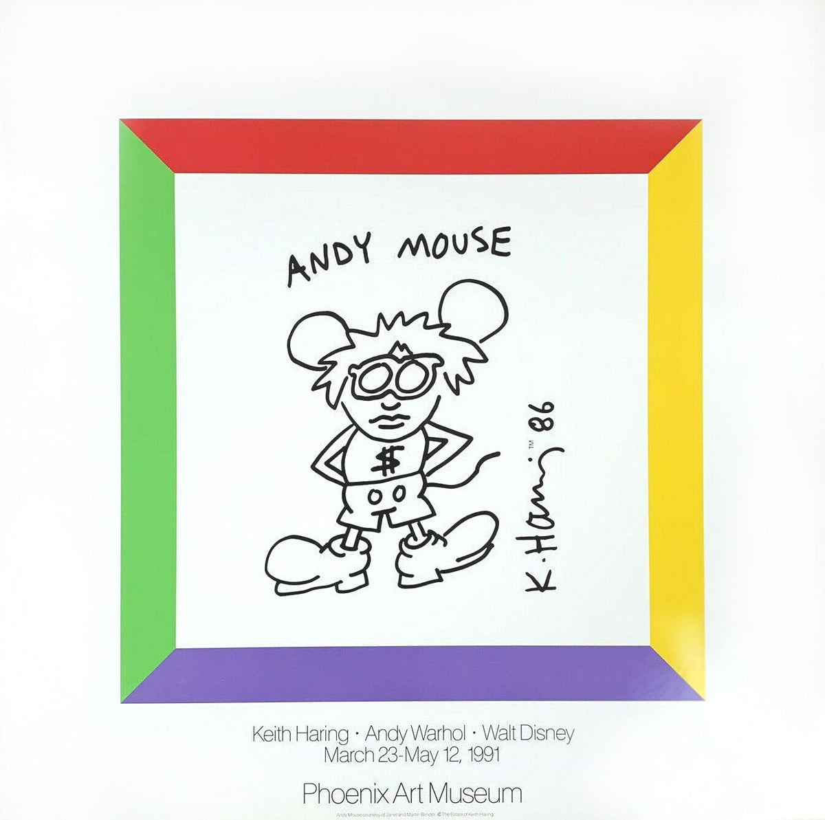 Andy Mouse Poster– Phoenix Art Museum