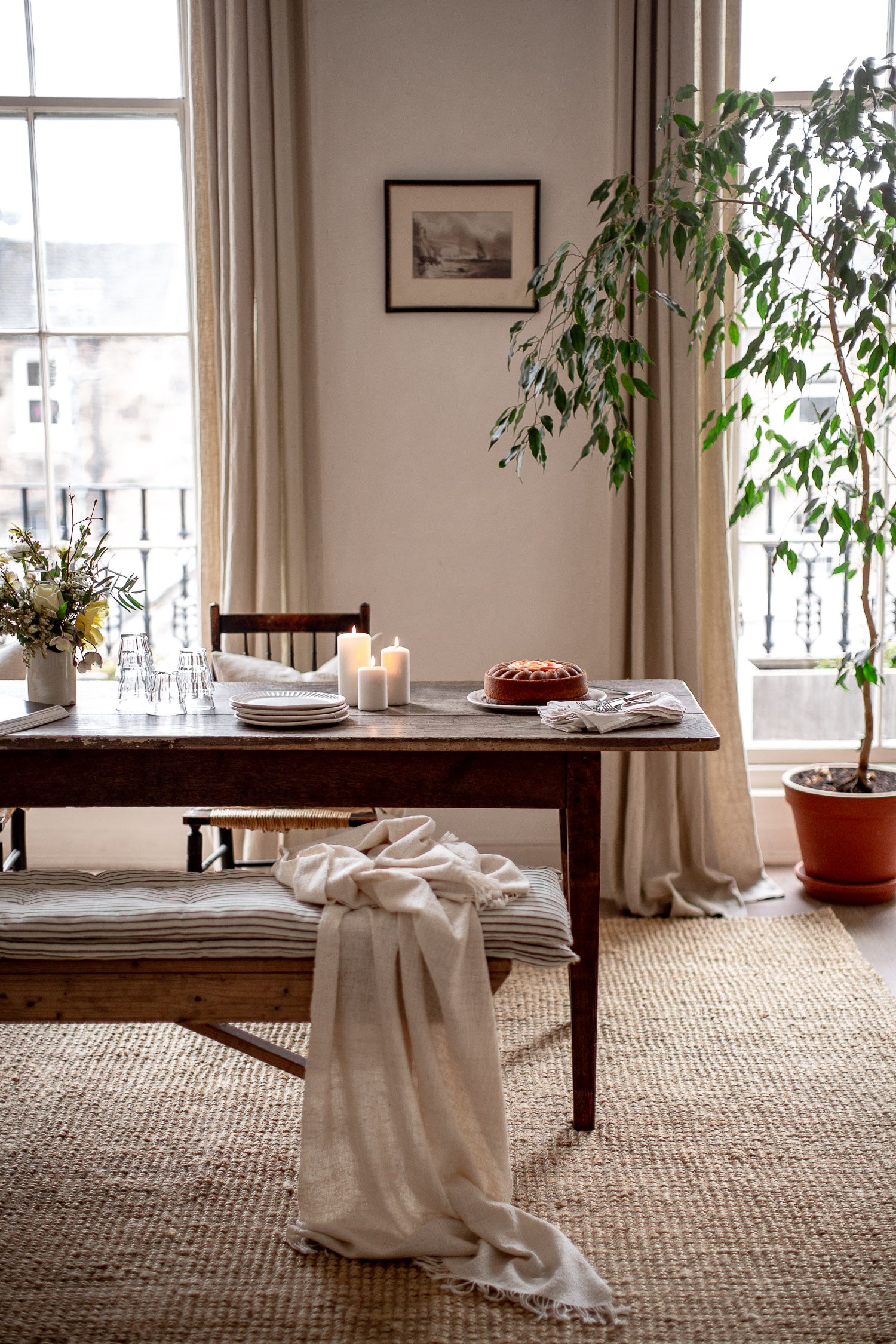 natural dining room decor