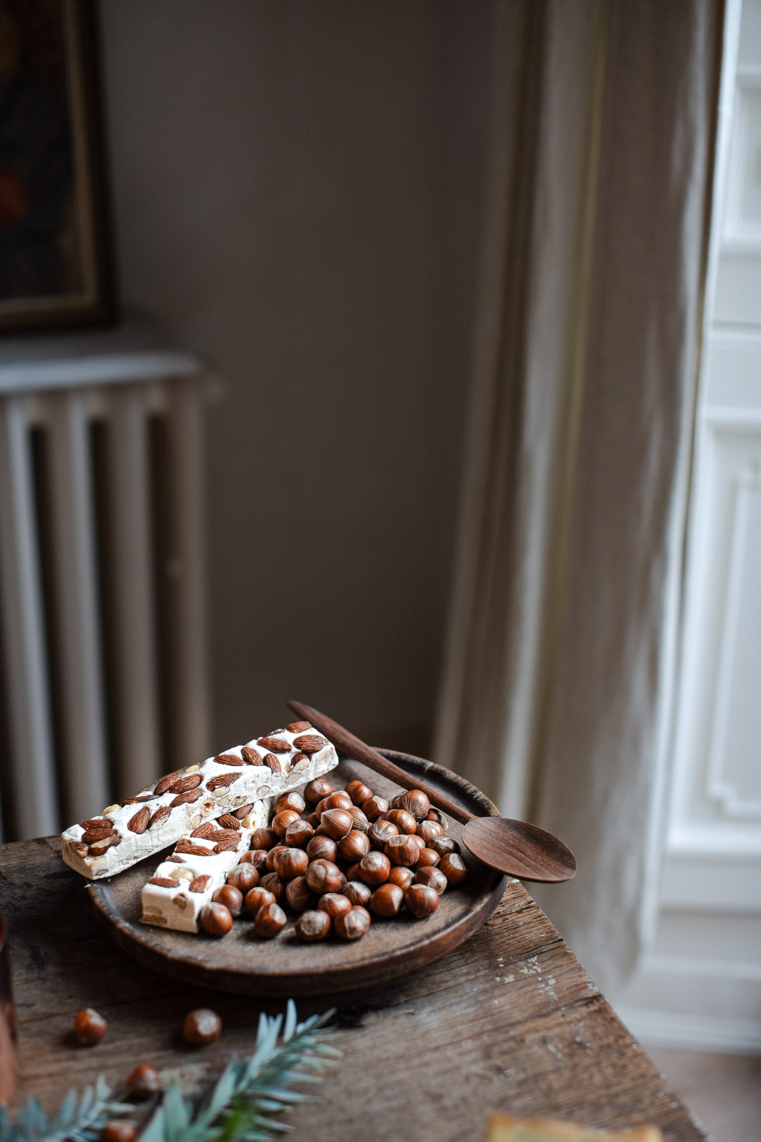 Hand carved Black Walnut Cooking Spoon