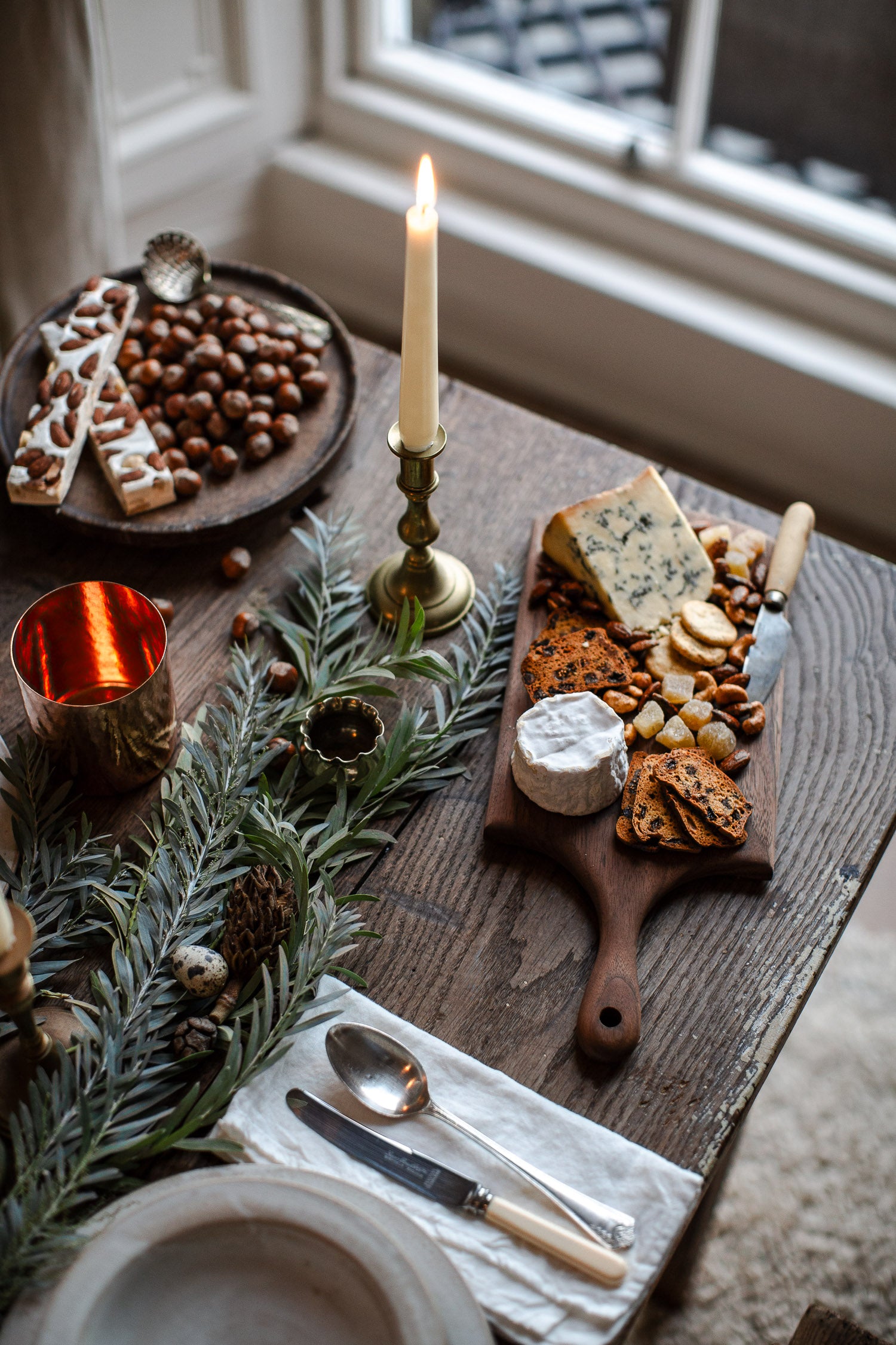 Christmas table decorations