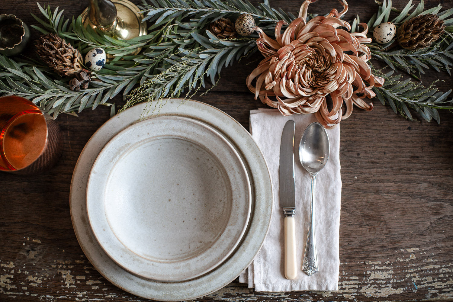 Speckled Matt Glazed Stoneware Bowls