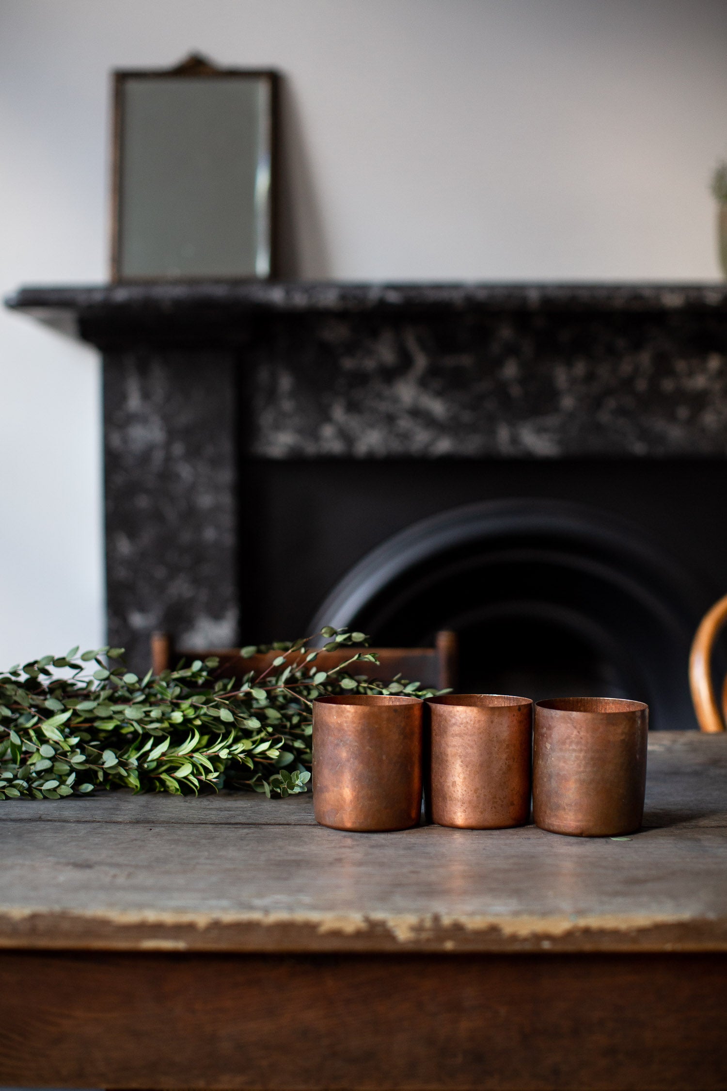 handmade copper cups 