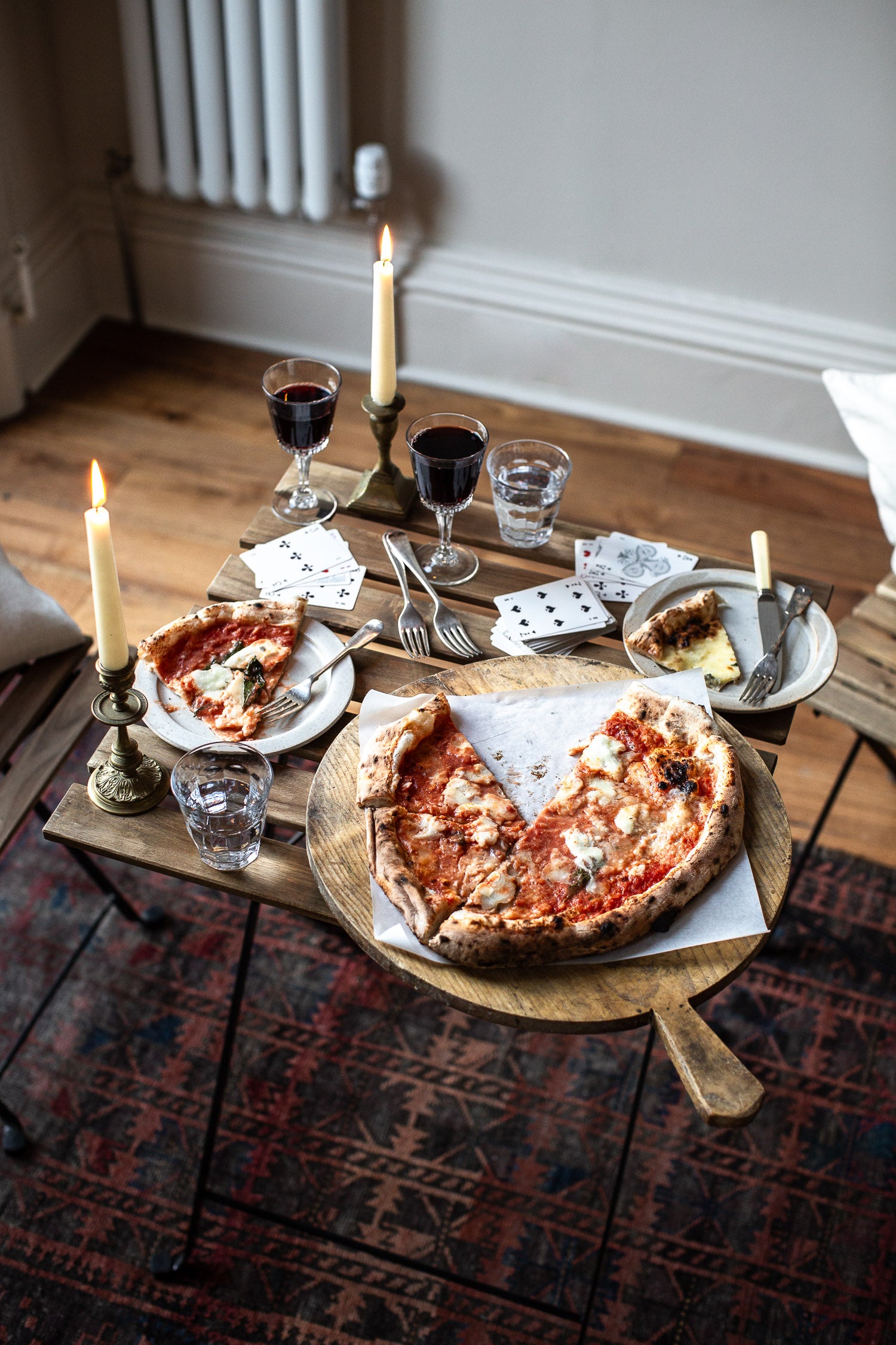 Vintage Round Bread Board