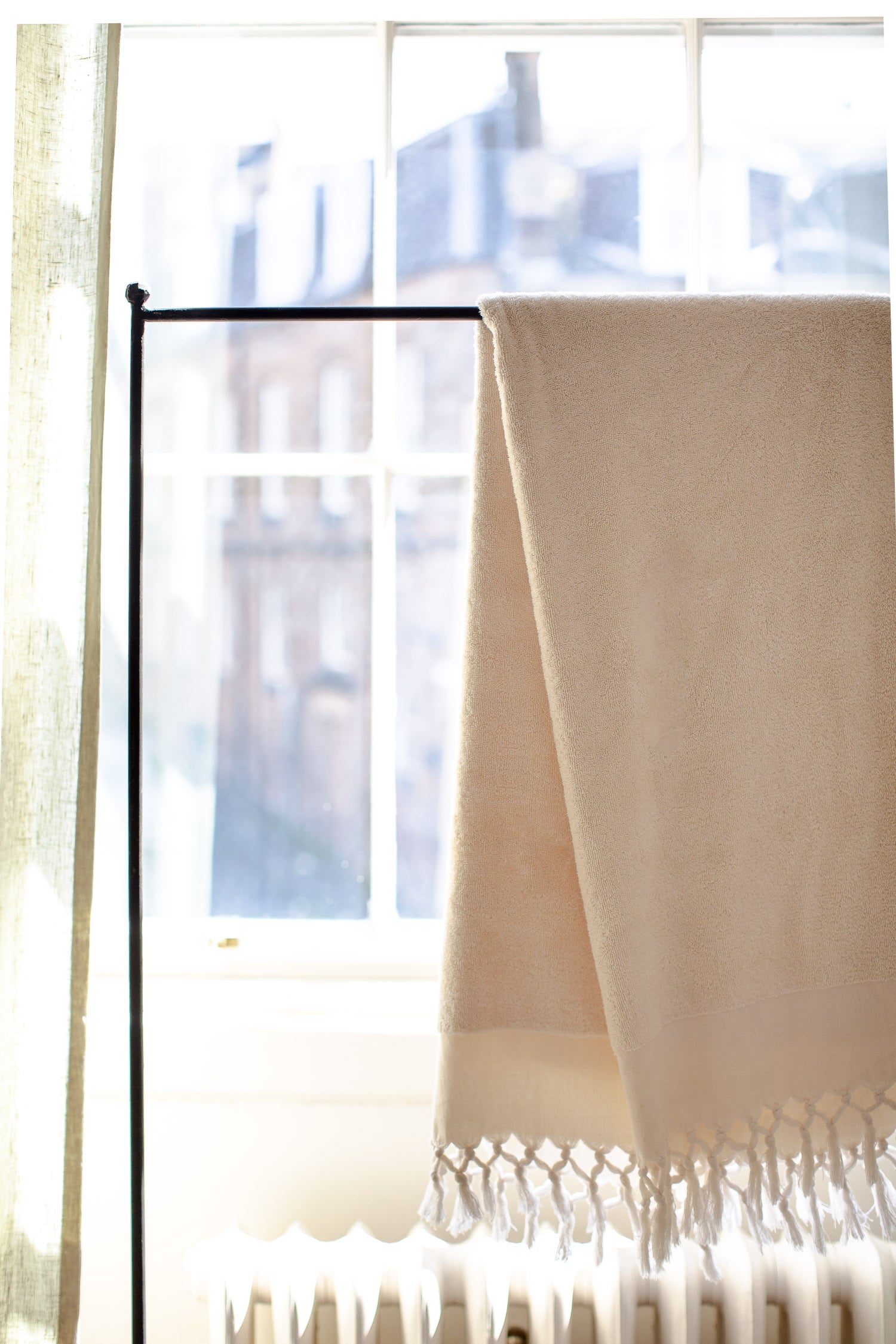 towel in unbleached  organic cotton 
