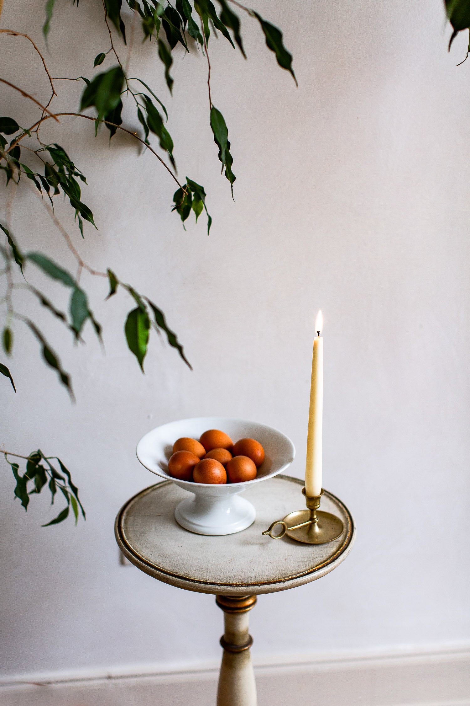 vintage ironstone fruit stand