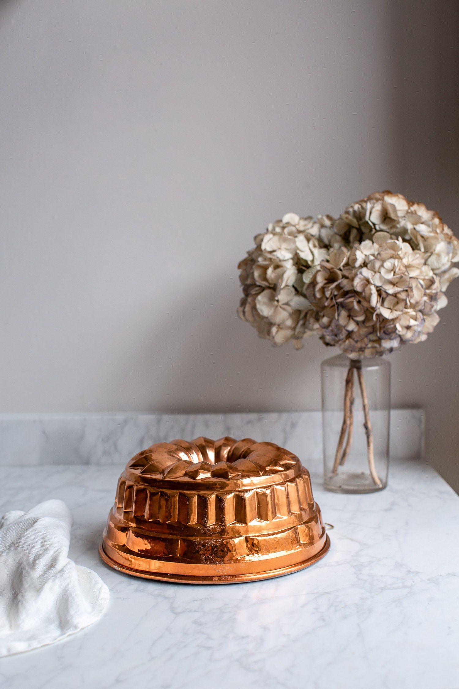 handmade copper cake mould 