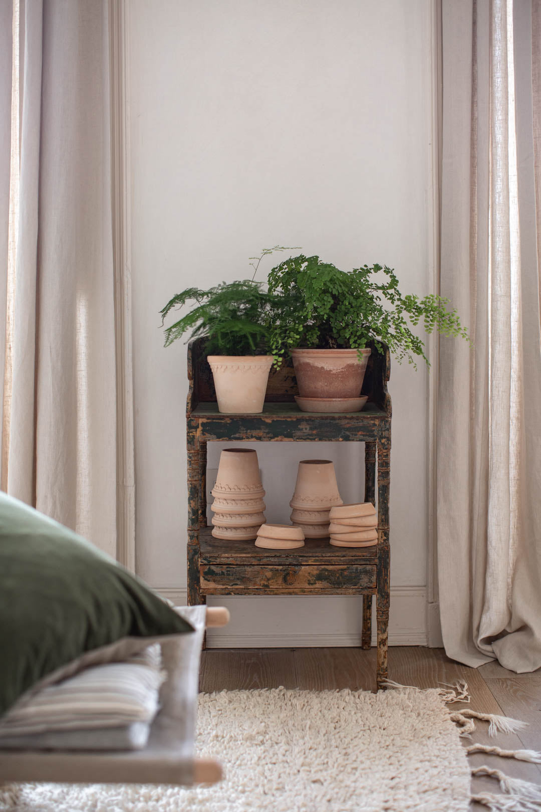 interior decor handmade terracotta plant pots 