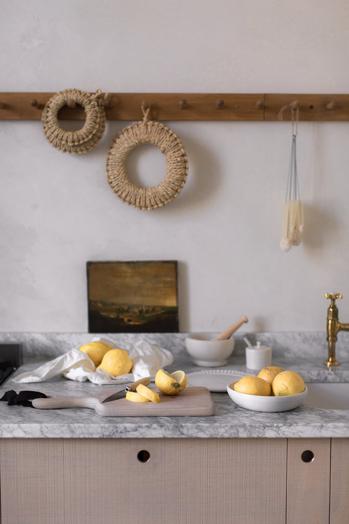 neutral natural kitchen decor