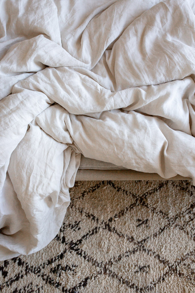 ethically made pure Belgian linen bedding 