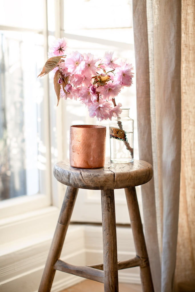 natural home decor with copper 