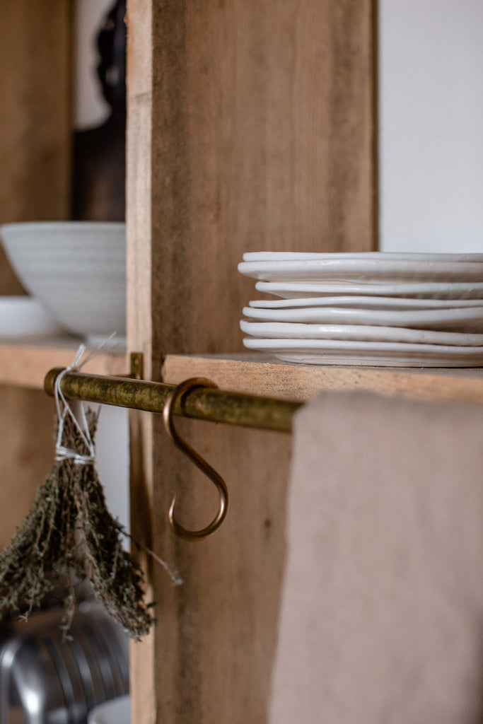 handmade ceramic plates fro a rustic kitchen