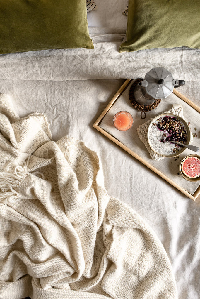 cosy weekend breakfast in bed 