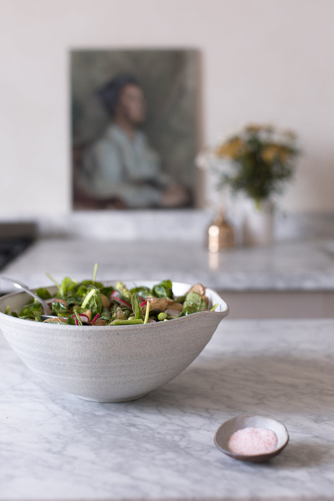 perfect handmade large summer salad bowl