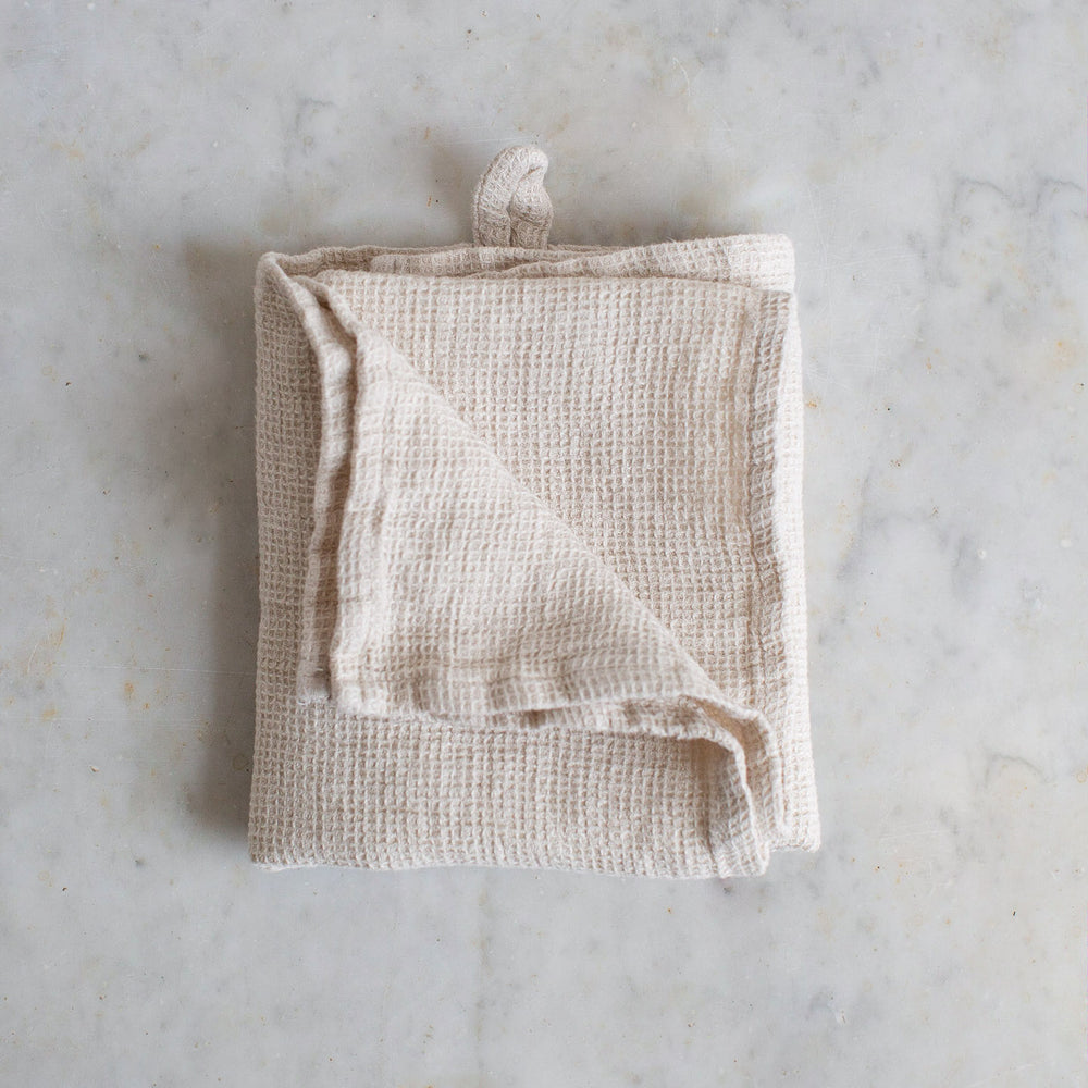 HANDMADE LINEN KITCHEN TOWEL IN TAUPE GREY – Ellei Home