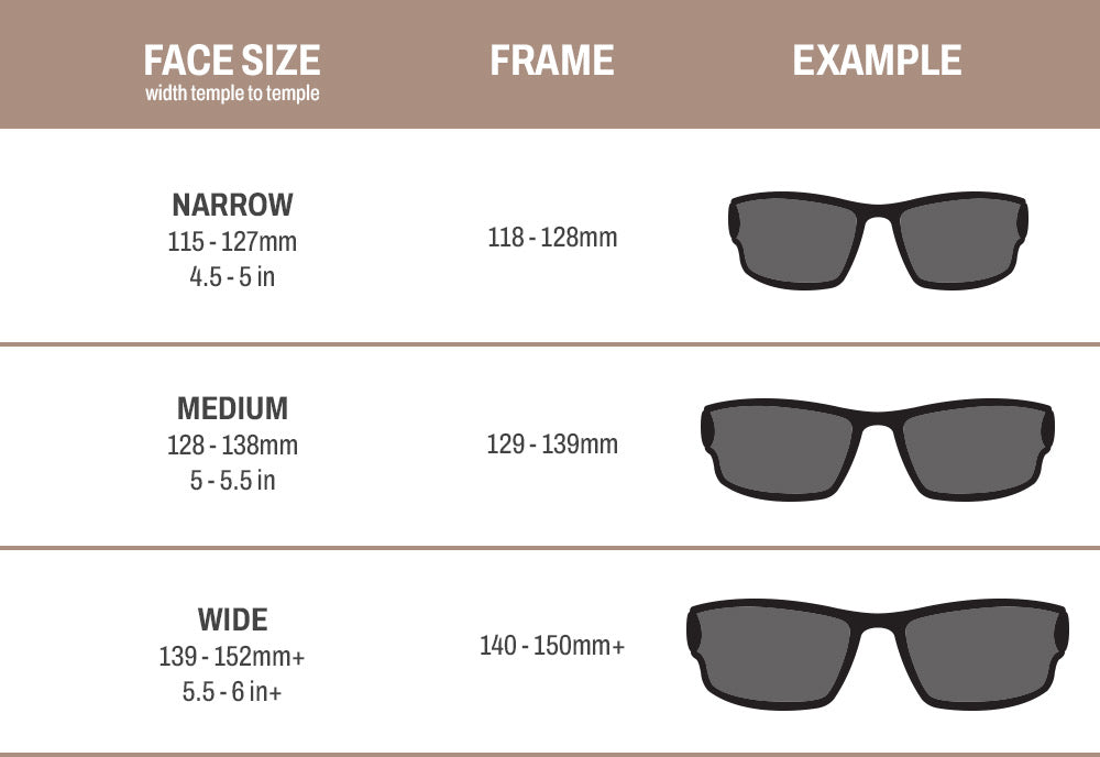 Size Guide | Giant Vintage Eyewear
