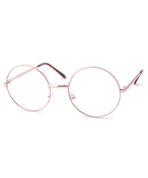 round glasses transparent