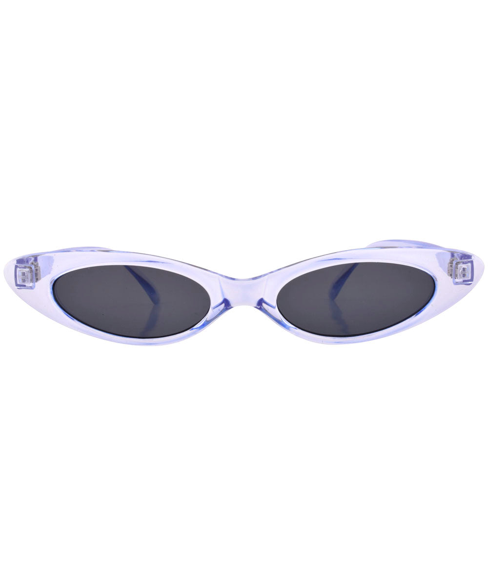 Shop CAROLINA crystal blue cat-eye sunglasses for women | Giant Vintage ...
