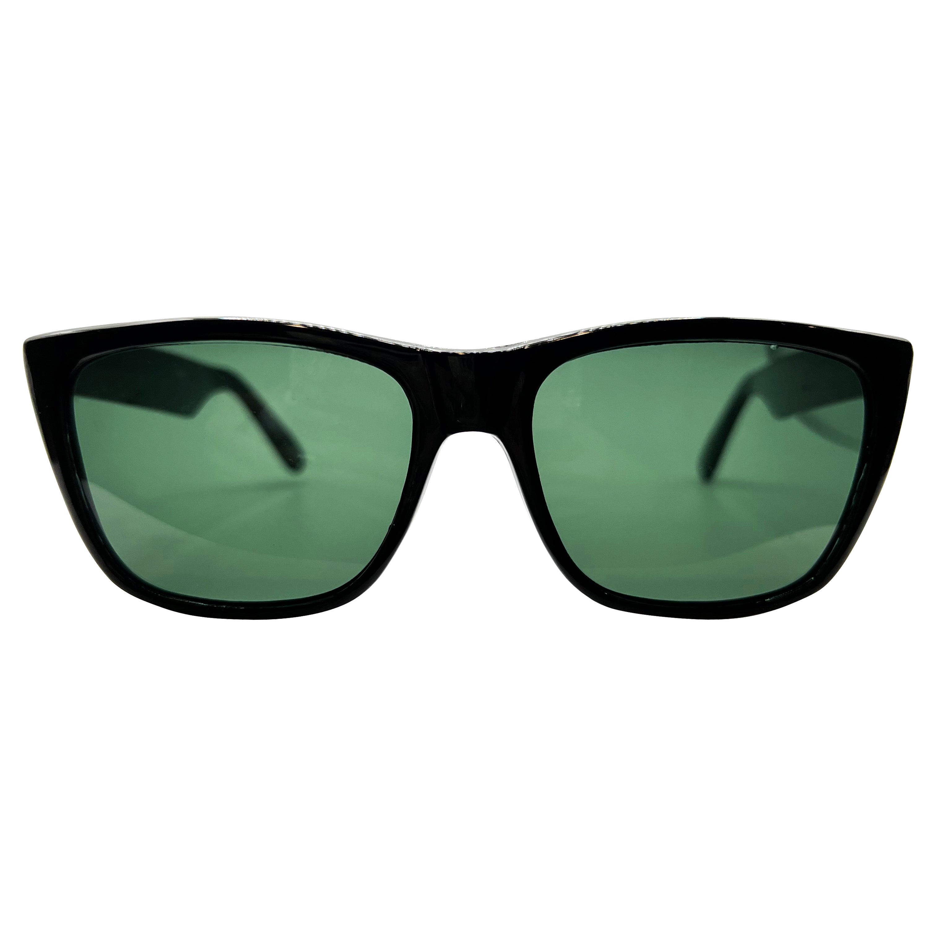 Shop REVOLVER black vintage sunglasses for men