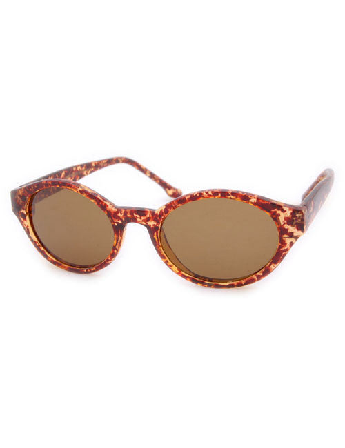 Women's Tortoise Shell Print Glossy Plastic Cateye Sunglasses - Universal  Thread™ Brown : Target