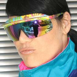 VISOR | vintage mirrored visor sunglasses | Giant Vintage Sunglasses