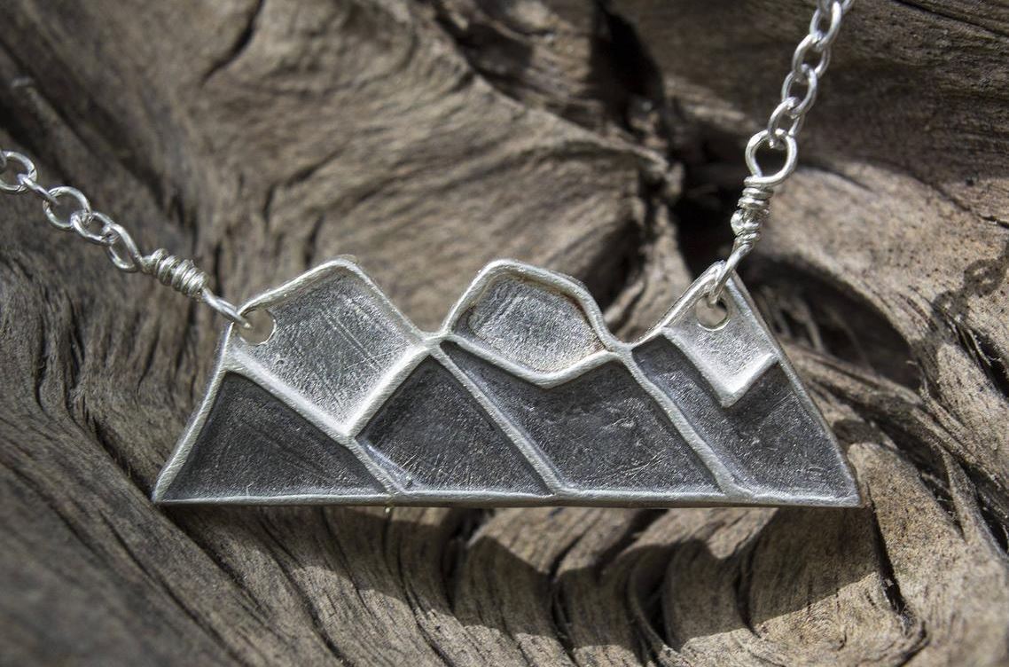 Sister shop mountain necklace