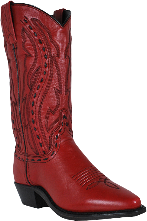 ladies red cowboy boots