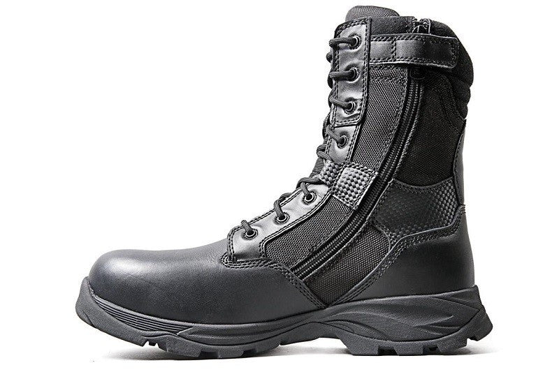 waterproof steel toe zipper boots