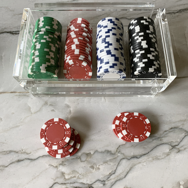 Arena Mos Vurdering Acrylic Poker Set – Fig & Dove